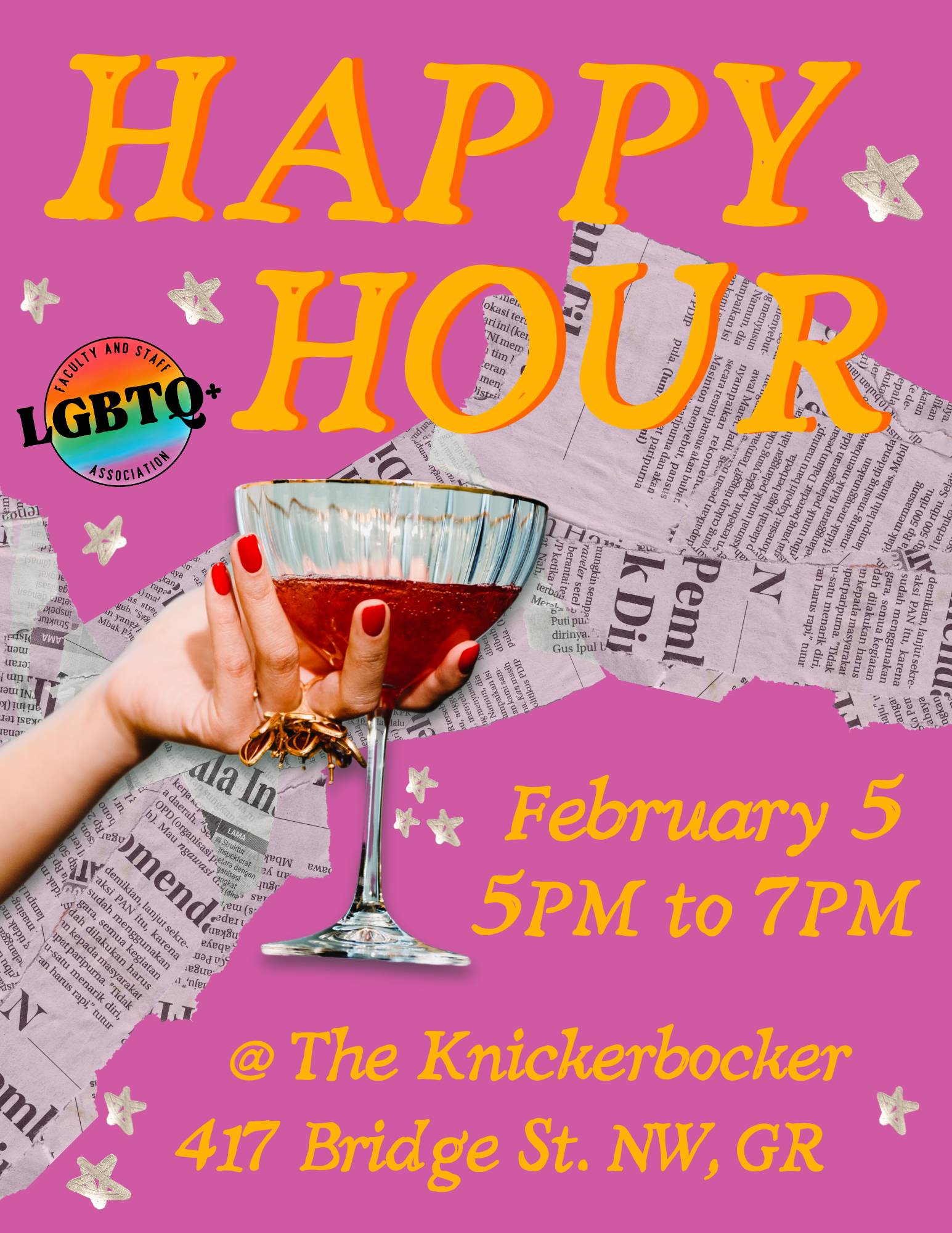 happy hour flyer